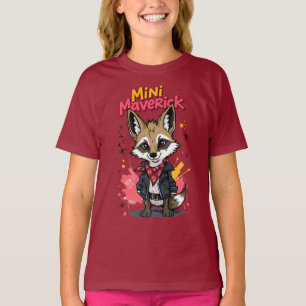 Mini Maverick Cool Rebel Coyote Playground Punk  T-Shirt