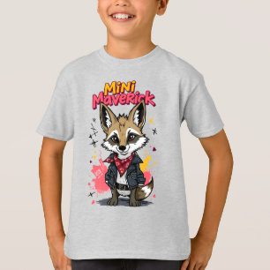 Mini Maverick Cool Rebel Coyote Playground Punk  T-Shirt