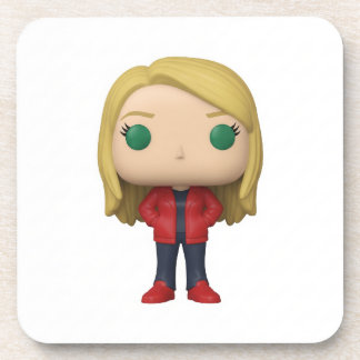 Mini me doll beverage coaster