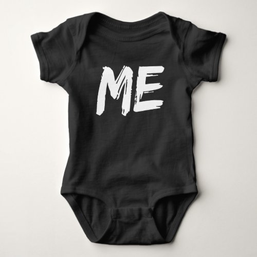 mini me matching with me baby baby bodysuit