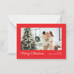 MINI Minimalist Classic Merry Christmas Card