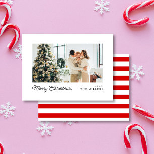 MINI Minimalist Classic Merry Christmas Note Card
