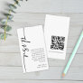 Mini Modern Calligraphy QR Code Wedding RSVP Enclosure Card
