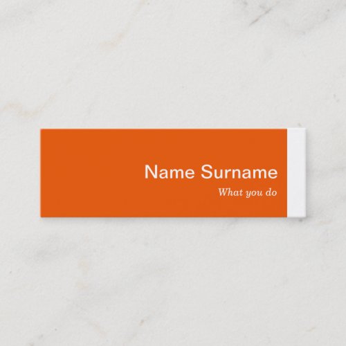 Mini Modern Profile Business Card Template