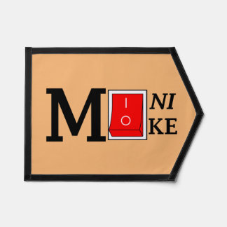 Mini Moke Custom 24" x 18" Pennant Banner Pennant