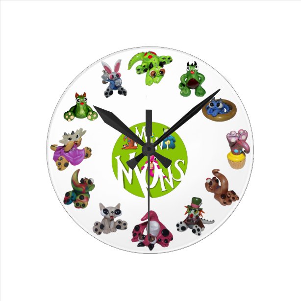 Monster Wall Clocks Zazzle