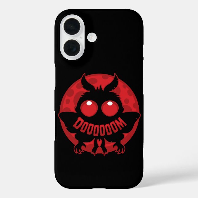 Mini Moonlit Mothman of DOOOOOOM Case-Mate iPhone Case (Back)