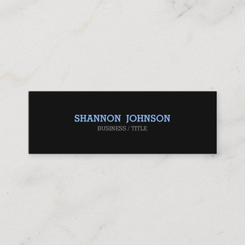 Mini Narrow Clean and Simple business card