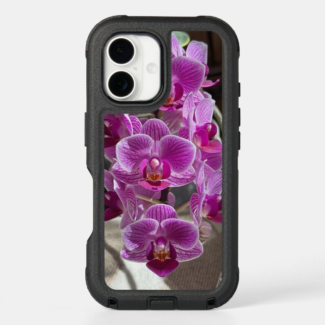 Mini Phalaenopsis Sogo Vivien Purple Orchid Flower Otterbox iPhone Case (Back)