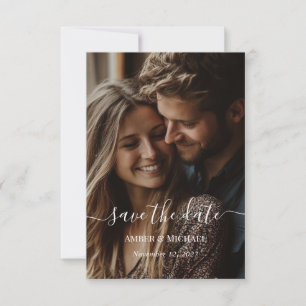 Mini Photo Flat Save The Date Card