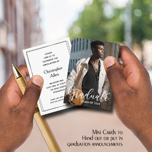 MINI Photo Graduation Invitations
