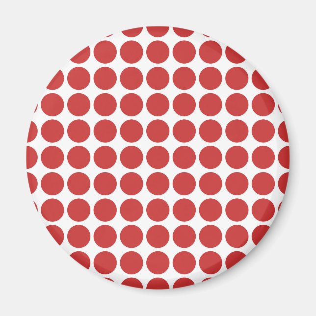 Mini Polka Dots Magnet (Front)