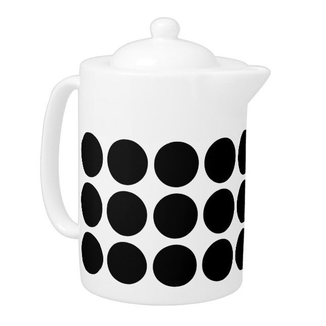 Mini Polka Dots Teapot (Left)