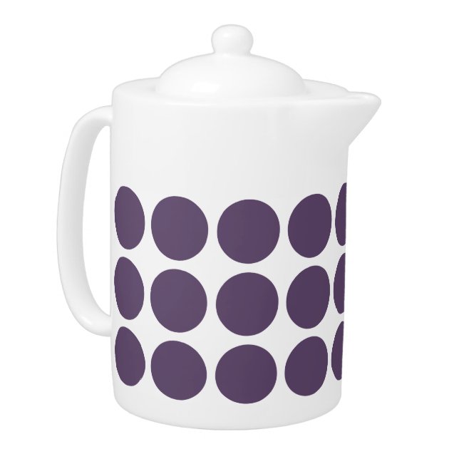 Mini Polka Dots Teapot (Left)