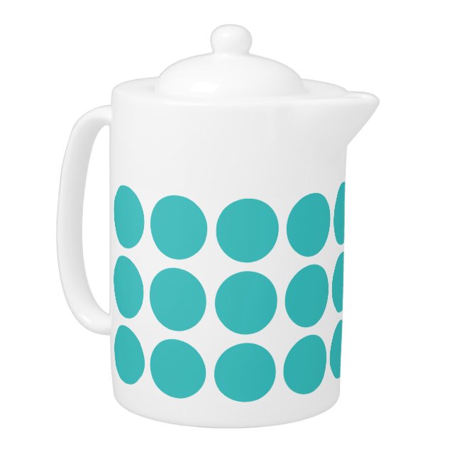 Mini Polka Dots Teapot (Left)