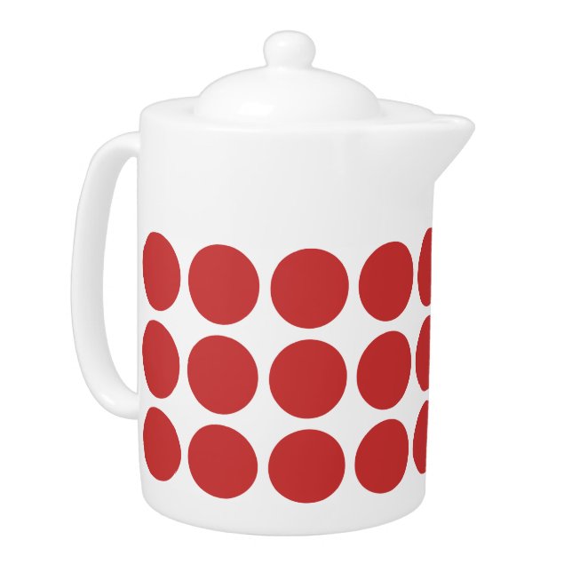 Mini Polka Dots Teapot (Left)