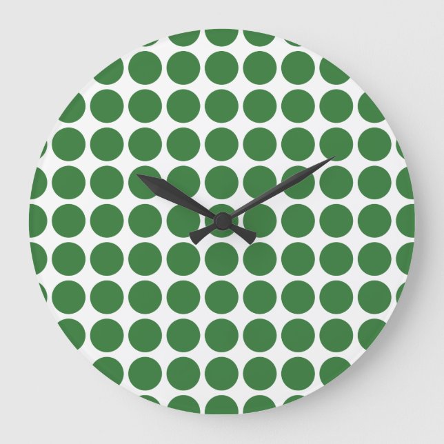 Mini Polka Dots Wall Clock (Front)