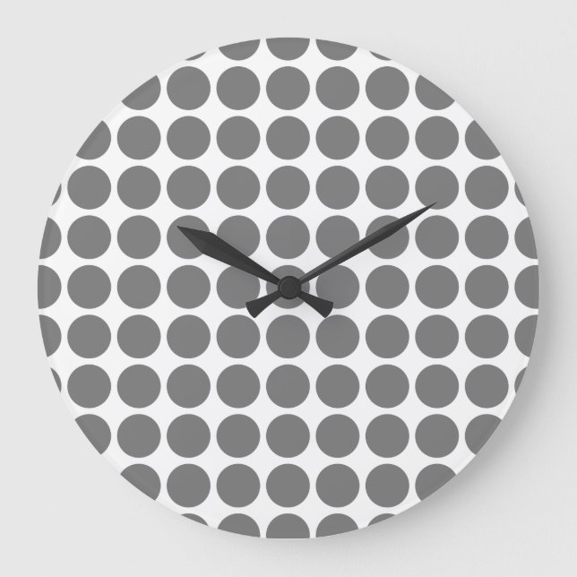 Mini Polka Dots Wall Clock (Front)