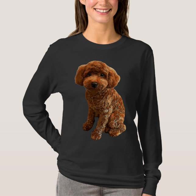 Mini Poodle Golden Doodle T-Shirt (Front)