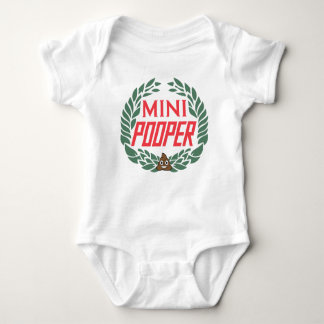 MINI Pooper One-piece Baby Bodysuit