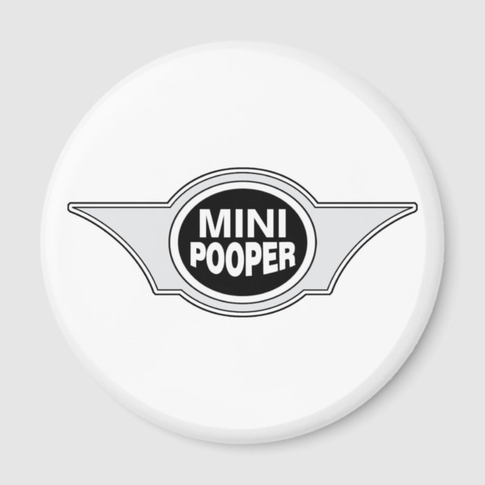 Mini Pooper Refrigerator Magnet