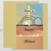 Mini Poster with bible verse & desert background (Front/Back)