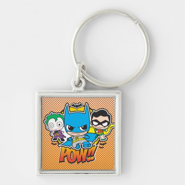 Mini Pow Keychain (Front)