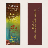 Mini prayer bookmark (Front & Back)
