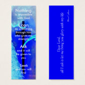 Mini prayer bookmark (Front & Back)