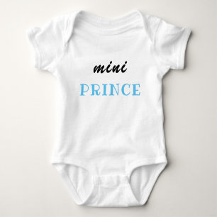 Mini Prince, Baby Shower, Newborn Boy, Baby Bodysuit