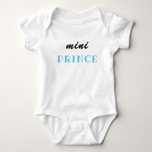 Mini Prince, Baby Shower, Newborn Boy, Bodysuit