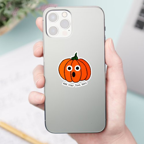 Mini Pumpkin Halloween Sticker