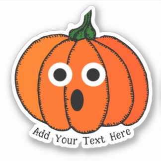 Mini Pumpkin Halloween Sticker
