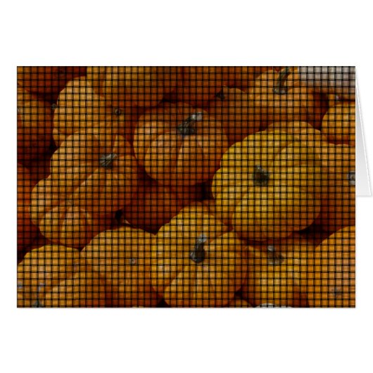 Mini Pumpkin Weave Cards (Front Horizontal)