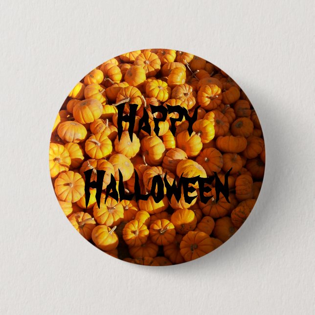 Mini Pumpkins Pinback Button (Front)