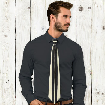 Mini Racing Stripes On Any Color Background Tie by teeloft at Zazzle
