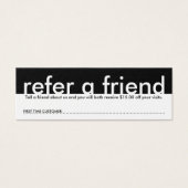 mini refer a friend (Front)