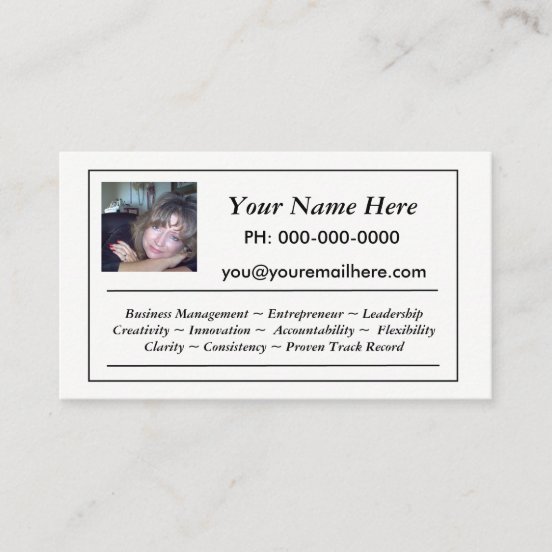 Resume Business Cards Business Card Printing Zazzle