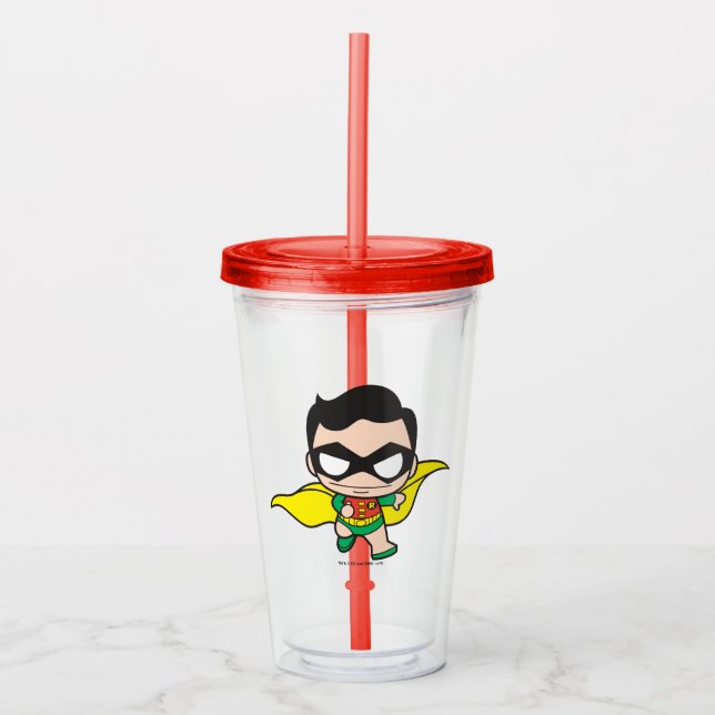 Mini Robin Acrylic Tumbler (Front)