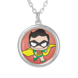 Mini Robin Silver Plated Necklace
