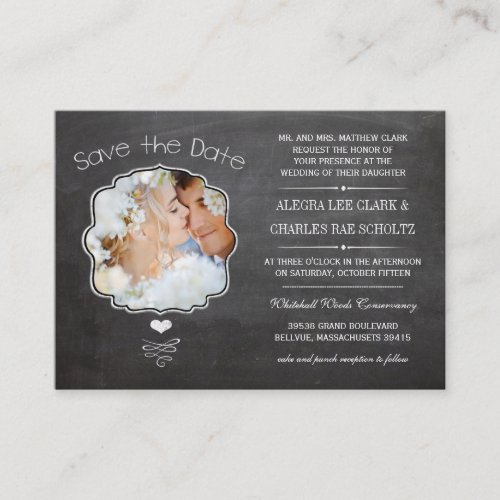 Mini Save the Date Cards_with all your information Loyalty Card