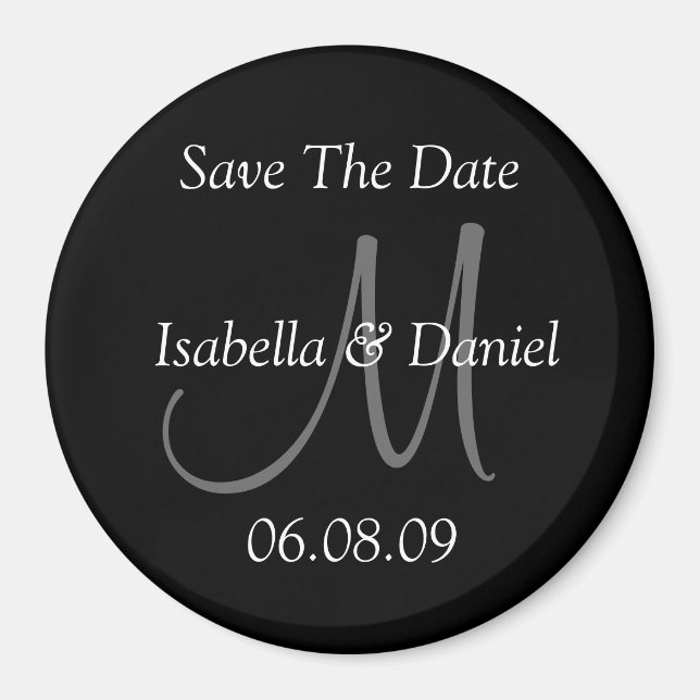 Mini Save The Date Magnets (Front)
