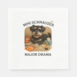 Mini Schnauzer Dog Lovers Napkins