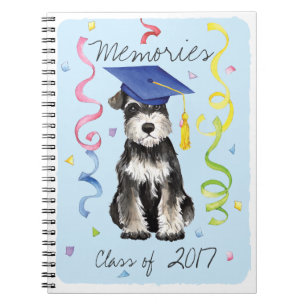 Mini Schnauzer Graduate Notebook