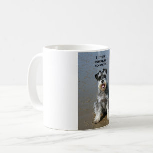 mini schnauzer-love w pic coffee mug