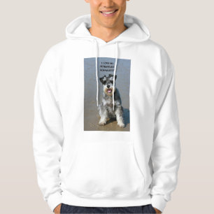 mini schnauzer-love w pic hoodie