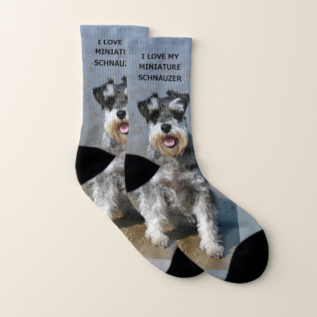 Miniature sales schnauzer socks