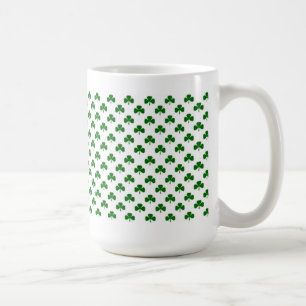 Mini shamrocks coffee mug for St. Patrick's Day