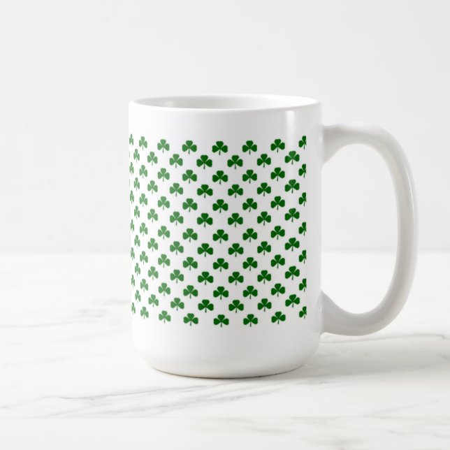 Mini shamrocks coffee mug for St. Patrick's Day (Right)