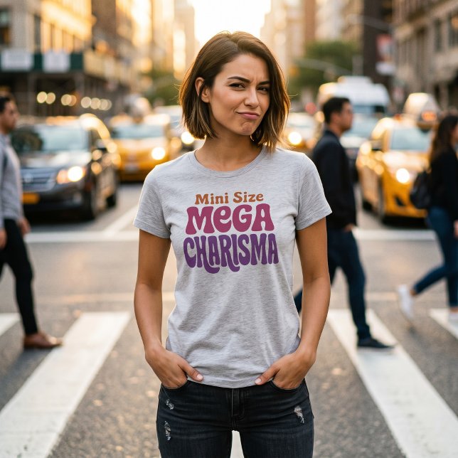 Mini Size Mega Charisma Funny Women’s T-Shirt (Creator Uploaded)